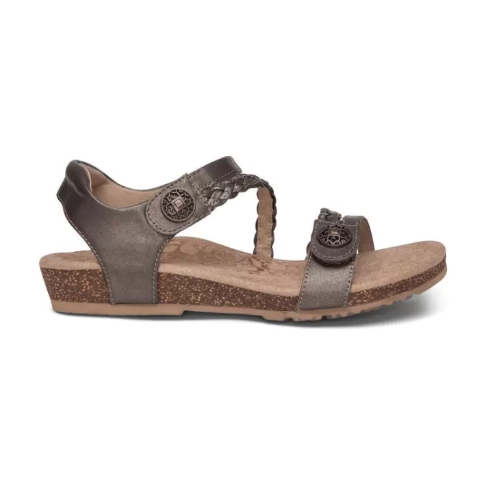 jillian_braided_quarter_strap_sandal_3-1.webp Discount Aetrex Jillian Braided Quarter Strap Sandal